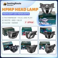 HPMP HeadLamp LED Lampu Depan Head Light LC135 V1 V2 V3 V4 V5 V6 V7 V8 Y15 V1 V2 SYM 185 Super Brigh
