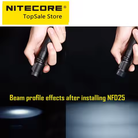 Nitecore 25.4mm Flashlight Filter Red Blue Green NFR25 NFB25 NFG25 NFD25,Diffuser Traffic Wand for P