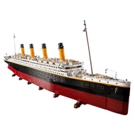 Titanic Model Building Blocks ชุดเล่นกิจกรรมสำหรับผู้ใหญ่ ความท้าทายสูง 10000 ชิ้น ขนาดใหญ่ ของเล่นส