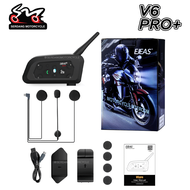 EJEAS MS8 Q8 V6 Pro+ Motorcycle Helmet Mesh Intercom Headset Waterproof IP67 Bluetooth Headset
