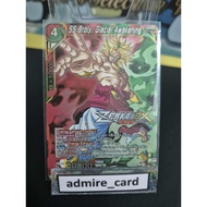 DBS SS Broly Glacial Awakening BT22-134 R Foil Zenkai stamp Dragon Ball card