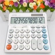 casio calculator calculator scientific ✾Date DC-90V Solar Computer Large 12-Digit Round Button Forei
