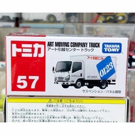 CL4 Small Tomica TRUCK 7.0cm 57 ART MOVING COMPANY 123 New In Seal Ready To Ship