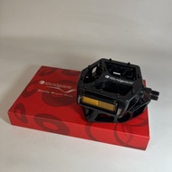 KAMIGAWA UP233 BLACK 9/16 ALLOY CRMO FLAT MTB CYCLE PEDAL