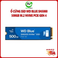 Western Digital WD BLUE SN5000 500GB SSD Hard Drive (Read 5000MB/s - Write 4000MB/s) M.2 NVME Gen 4x