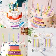 !!! RAINBOW CANDLE / HAPPY BIRTHDAY CANDLE - 6PCS