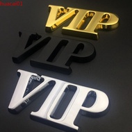 New Style Unique VIP Car Logo Car VIP Word Logo Side Logo Decorative Sticker Modified Metal Tail Log