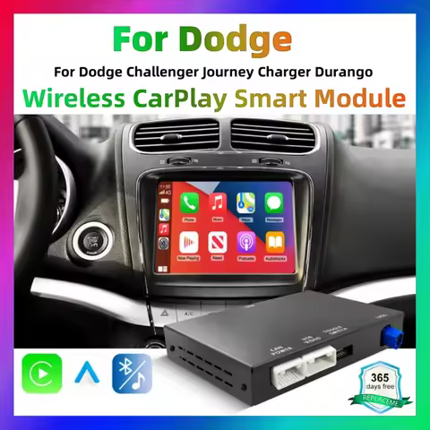 Wireless CarPlay Android Auto Retrofit Kit Decoder Box For Dodge Challenger Journey Charger Durango