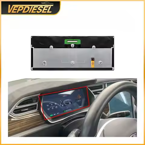 12.3" Display Digital Instrument Cluster for Tesla Model S S2 X GEN 2 LA123WF1(SL)(01) LCD Car Instr