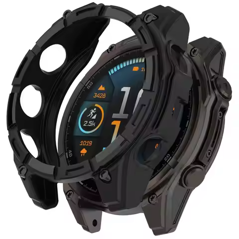 Case For Garmin Fenix 8 43mm 47mm 51mm,Anti-Scratch Protector Shell Bumper Protective Cover For Garm