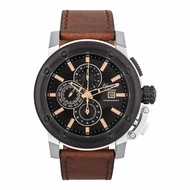 Alghani Watch Jam Tangan Kasual Pria Alexandre Christie AC 6519 MC LTBBA Chronograph Men Black Dial 