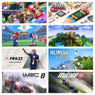 （Buy2Free1）（8in1）Nintendo Switch Mario Kart 8， Mario & Sonic Olympic 2020，Clubhouse Game 51，Fifa 23，