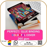 Binding saHAja BINDING ONLY ONLY ! GLUE BINDING/SOFT COVER BINDING/BIND LIKE A BOOK PRINTMORESAVEMOR