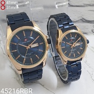 Jam Tangan Couple Swiss Army Tali Rantai Analog -