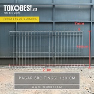 Pagar BRC tinggi 120 cm - Bandung