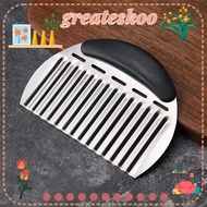 GREATESKOO Potato Cutter, Heavy Duty with Handle Potato Slicer, Crinkle Stainless Steel Wavy Vegetab