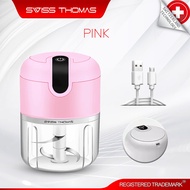 Swiss Thomas Mini Blender Garlic Chopper Electric Food Chopper Pr Food Processor Grinder Pengisar Se
