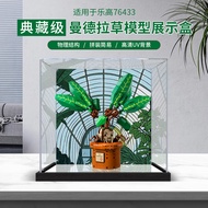 Suitable for Lego 76433 Harry Pottermandera Grass Model Acrylic Display Box Building Block Transpare