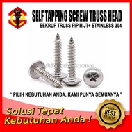 SS 304 Truss Head Screw/ 6x5/8" Self Tapping Screw T+AB Screw (1.5 CM)