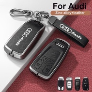 Car Key Case Cover for Audi S5 A4 Q8, Q7, Q5, A3, TT, A6, SQ5, R8, A7, A8, E-Tron, A3, Q7, SQ7, S7, 
