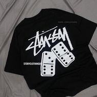 STU:SSY DOMINO T-SHIRT STANDARD TYPE 1 (100% REAL PHOTO) WIDE FORMS MADE ACCORDING TO SIZE CHART