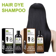 Black Hair Dye Shampoo Plant Bubble Hair Brightening Shampoo K2o0