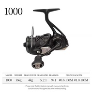 TSURINOYA FRANCIS FS PRO Spinning Fishing Reel 800S 1000 C2000S 2500S 3000M 5.2:1 Shallow Spool Vers