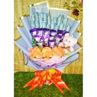Money bouquet for gift/gift box/ bouquet duit with coklat