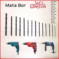 QUALITY Mata Bor Besi Baja Aluminium Winston 3 mm for BOSCH MAKITA