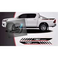 S777 Toyota Hilux Car Body Trunk Side Vinyl Decal Sticker