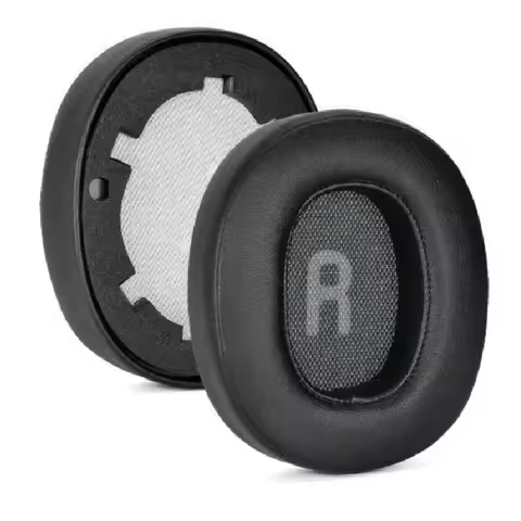 1Pair Durable Headphone Earpads, Plush Foam & Leather Covers, Wear-resistant Cushions Fit for JBL Tu