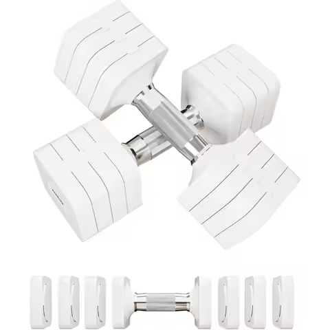 15LB 20LB 40LB 50LB Adjustable Dumbbell Set Free Weights Dumbbells Set for Women Men Hand Weights Se