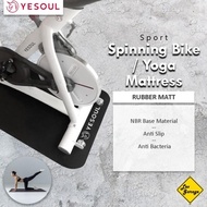 Anti-slip yoga mat yesoul spinning bike mat