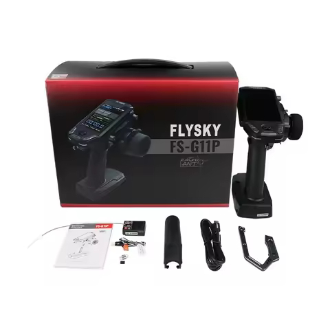 New Flysky Fs G11p Remote Control Flysky Gun Control Ant Model Car Boat 11 Channel Receiver 3.5-Inch