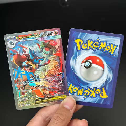 Diy English Pokemon Mega Gardevoir ex Lucario Kangaskhan Venusaur EX Collection Game Card
