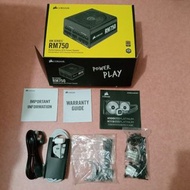 電源線及螺絲配件 Corsair RM750（不包括電腦火牛）籨第二幅圖-最尾圖片只是將第一幅的物品放大詳細而巳.