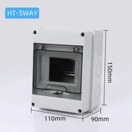 Tủ điện nhựa chống nước lắp nổi - Hộp điện chống nước HT-3WAY 5WAY 8WAY 12WAY 18WAY 24WAY