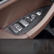 แผ่นรองปุ่มหน้าจอควบคุมไฟฟ้าสำหรับ BMW Series 3 X3i X4 X5 530Li 525 แผ่นรองปุ่มปรับแสงไฟภายในรถยนต์ 