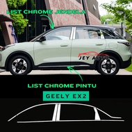 Geely EX2 Chrome Side Door Geely EX2 PRO Chrome Door List/ Geely EX2 Chrome Window List/ EX2 Side Mo