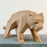 DIY手作3D紙模型擺飾 小動物系列 -孟加拉虎(4色可選)