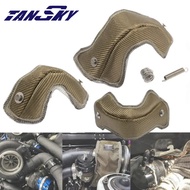 TANSKY Titanium Basalt 38mm 44mm 60mm Wastegate heat shield blanket Turbo Bag Blanket Jacket EPWR202