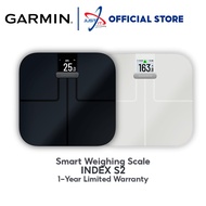 GARMIN INDEX S2 SMART WEIGHING SCALE - BLACK / WHITE