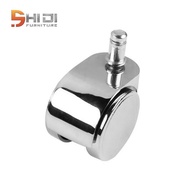 ST/💥Metal Casters Wear-Resistant Swivel Chair Pulley Universal Omni-Directional Wheel Aluminum Alloy