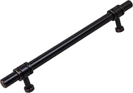 GlideRite Hardware 4340-160-ORB-10 inch CC Solid Steel Barrel Ring Cabinet Bar Pulls 10 Pack, , Oil 