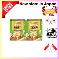 【Direct from Japan】 Nescafe Stick Gold Blend Fragrance Cafe Late Stick Coffee 22P x 2 boxes