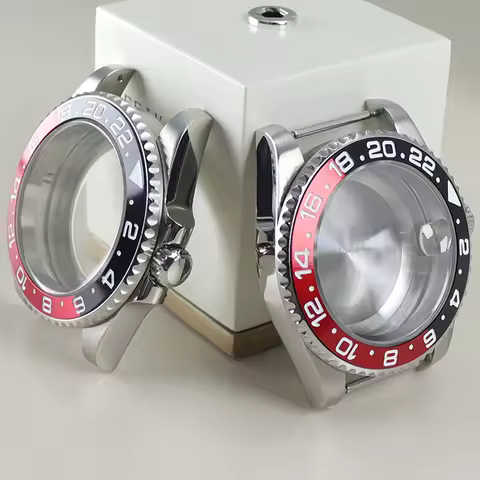40mm Luxury Men's Watch Case For Seiko GMT-Master II NH34 NH35 NH36 NH38 Miyota 8215 ETA 2824 Moveme