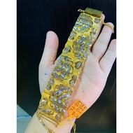 Rantai Tangan Batik Emas 916 Tulen Exclusive Shopee