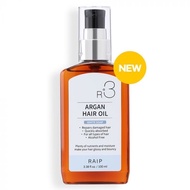 RAIP R3 Argan Hair Oil 100ml แท้100% น้ำมันบำรุงผม  น้ำมันอาร์แกนบำรุงผมเสีย จากเกาหลี