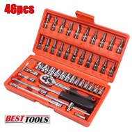 MOLLAR shock socket wrench set 46pcs Box