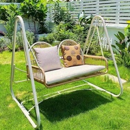 Swing outdoor courtyard garden single person swing hanging chair villa rocking chair double balcony 